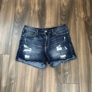 Rock & Republic distressed denim shorts size 14.